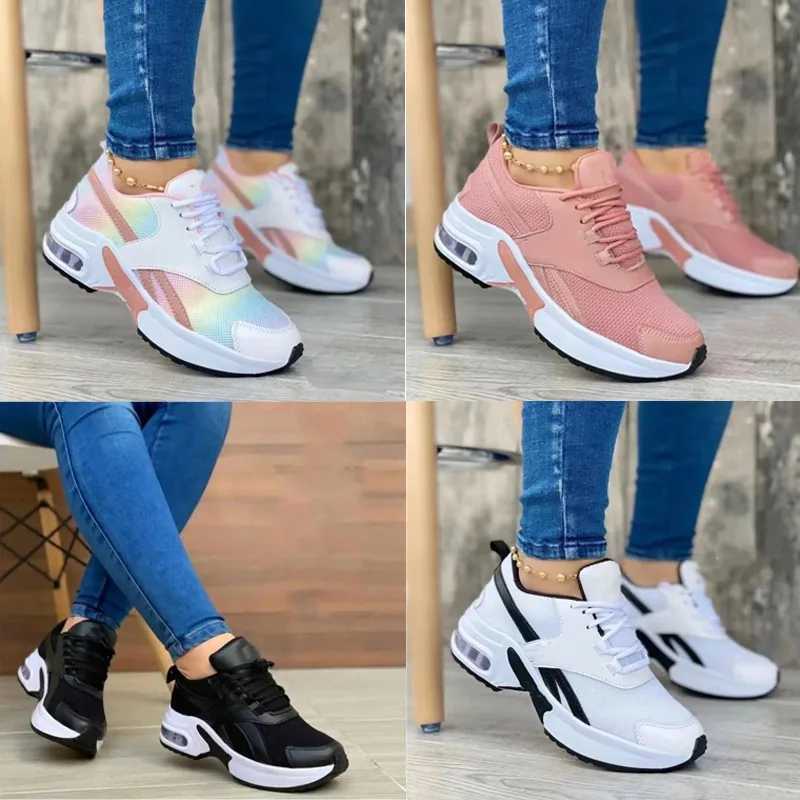 High Quality Autumn womens sports shoes womens outdoor running shoes mesh breathable womens sports shoes tennis shoes womens casual sports shoes T2410