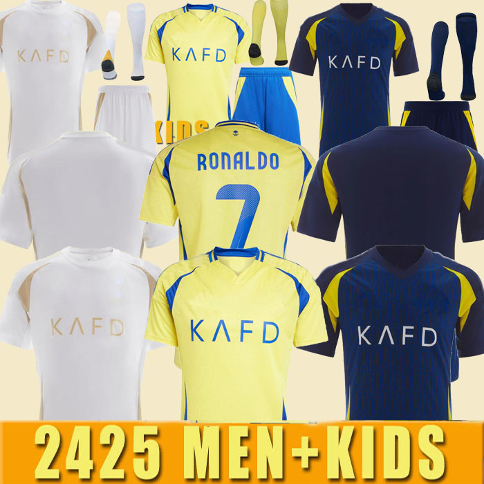 2024 2025 S-4XL Al r soccer jerseys Shabab Saudi MANE 23 24 Talisca Gonzalo Martinez Konan Fofana Brozovic nt Telles Ronaldo Home Away Al-Nasr fc