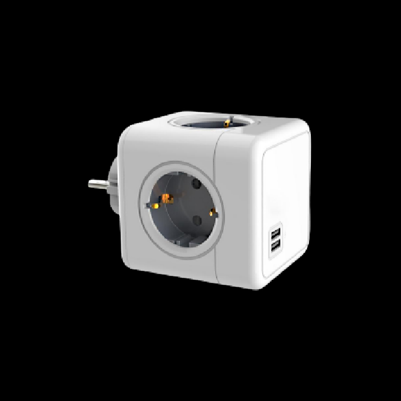 Smart Universal round multi Outlet Power with type-a and type-c USB port Socket power cube usb strip