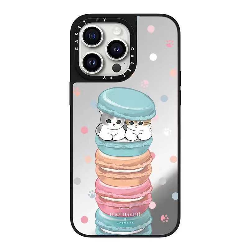 Cellphone Case Cute Mofusands Cat Case Suitable for iPhone 16 15 14 13 12 Pro Maximum Transparent Shockproof G241008