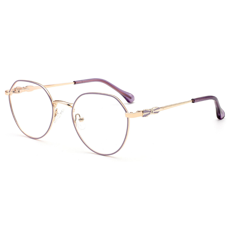 Retro metal square men's small frame business casual eyeglasses frame trend of anti-blue light glasses myopia eyeglasses frame men