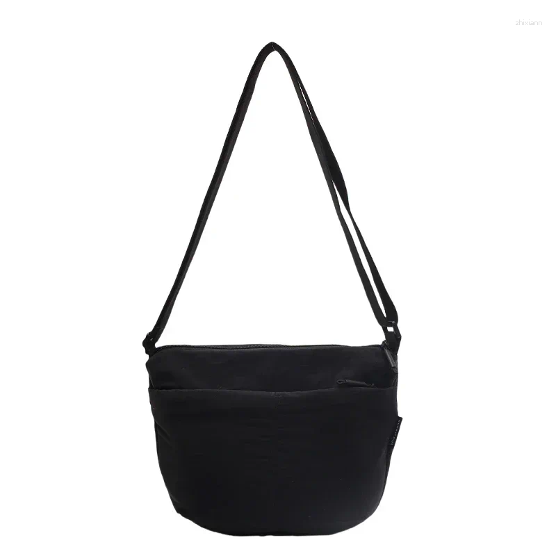 Totes Sewing Thread Casual Solid Shoulder Bags Interior Compartment Soft Large Capacitybrand For Women Nylon Women's Handbags zhanyishengli
