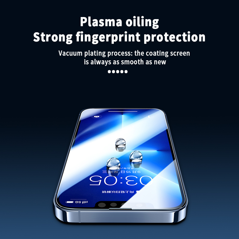 Tempered Glass Screen Protector Film For iPhone 16 15 14 13 12 Mini 11 Pro X Xs Max 8 7 Plus