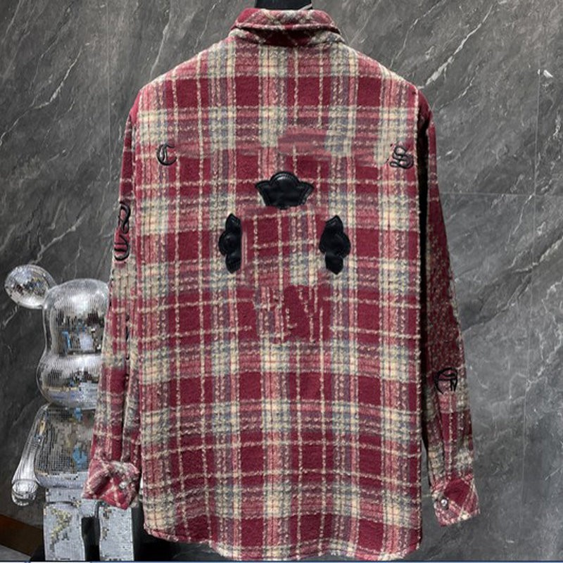 Designer sportswear men's high-quality cotton blend jacquard details and fashionable collar unisex winter top