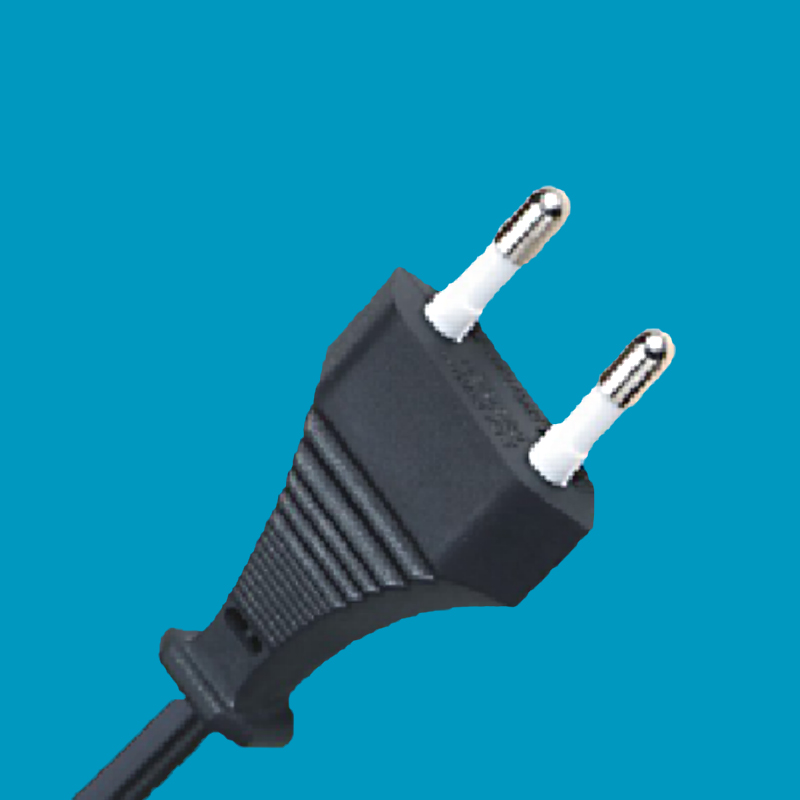 Wholesale kema keur vde Standard 2.5a Transparent 2 Pin EU plug salt lamp cables ac power cord with switch