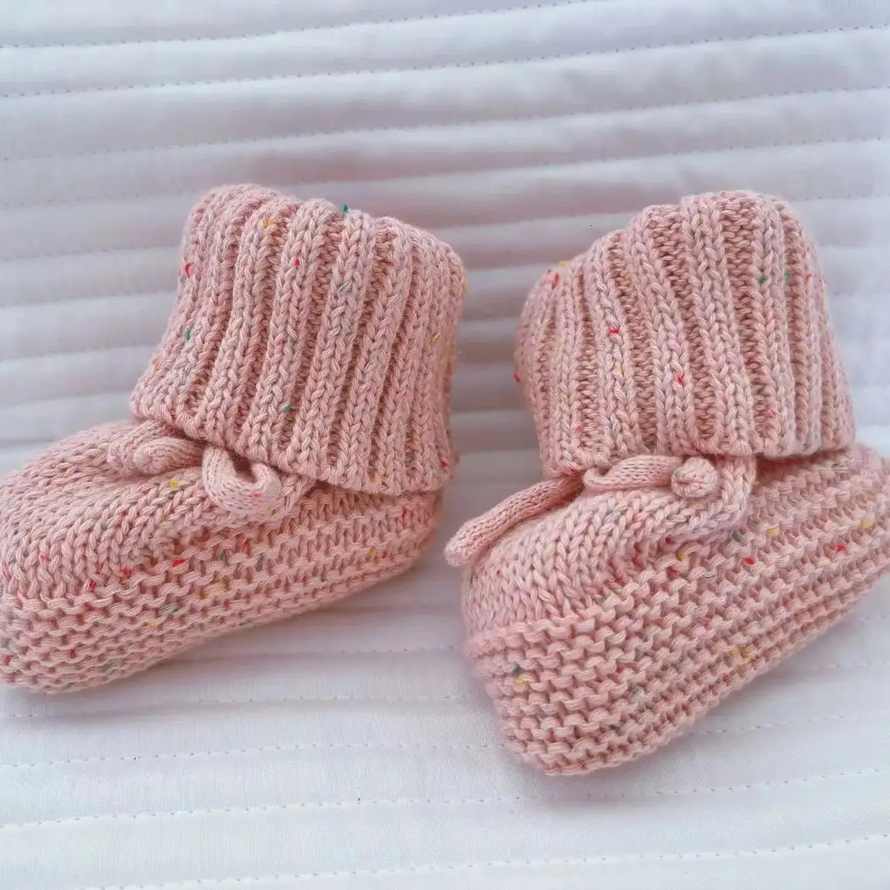 White Lovely Cotton Knit Baby Socks Unisex Toddler Baby wool shoes Socks born Indoor Shoes Floor Footwear shoes 241028