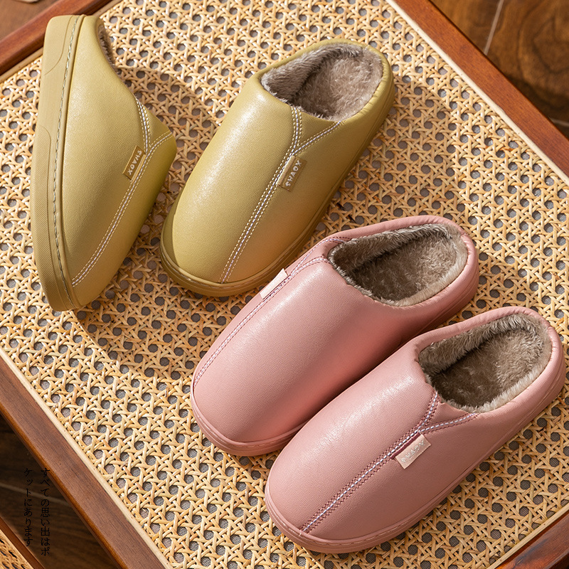 free shipping new designer shoes mens flat sandals for women furry winter cotton warm soled home thick plush slippers sliders slide