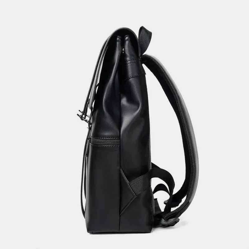 CMM Vintage Waterproof Backpacks Men Pu Leather Travel Backpack Large Capacity Students School Books Laptop Bags for 241029