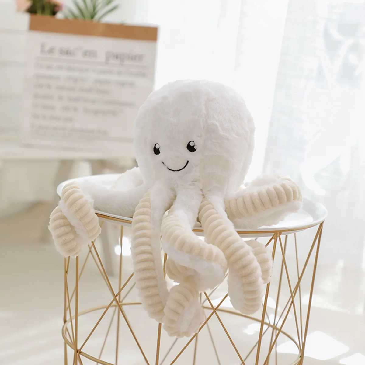 Octopus Baby Octopus Plush Cushion Comfort Doll Ragdoll Ocean Plush Toy Childrens Gift Cojines Decorativos Para Sof X2410281