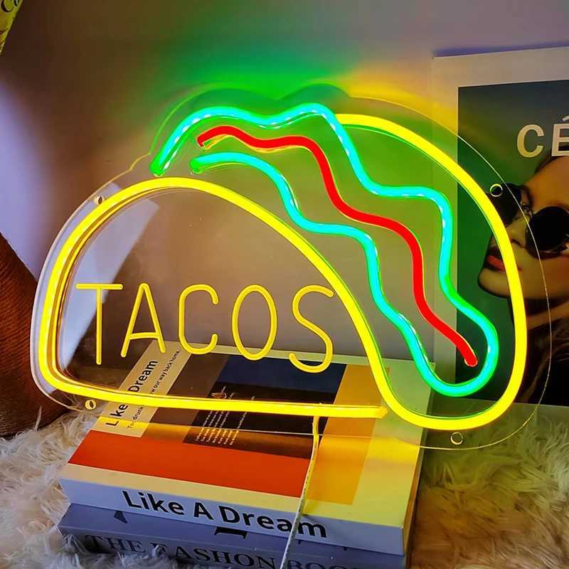 Hamburger Pizza Corn Rolls Hot Dog Light Lamian Noodles Neon Light Udon Noodle LED Light Noodle Restaurant Fast Food Restaurant Wall Lighting Letter S