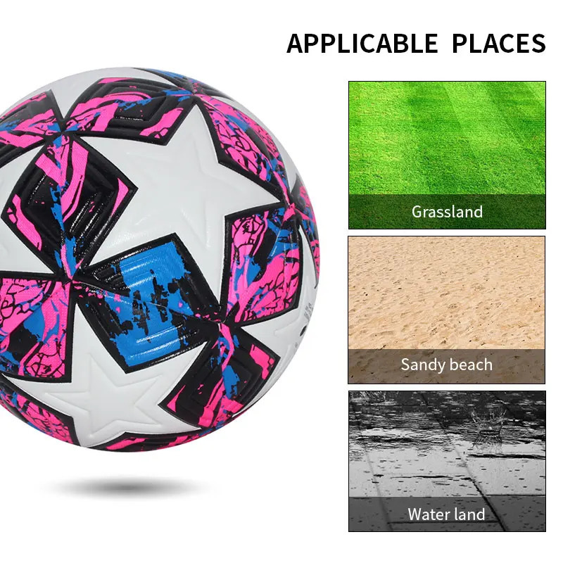 Standard Size 5 Size 4 Football Professional Outdoor Sports Competition Ball Training Seamless Football High Quality PU Material 241028