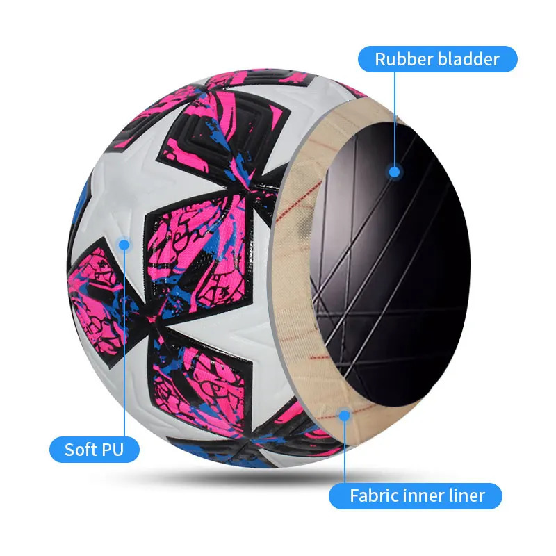Standard Size 5 Size 4 Football Professional Outdoor Sports Competition Ball Training Seamless Football High Quality PU Material 241028