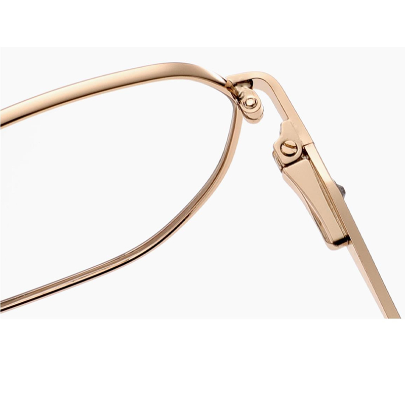 New women's high-class sense of metal eyeglasses frames men's large frame fashion trend wind glasses manufacturers wholesale open ball eyegl