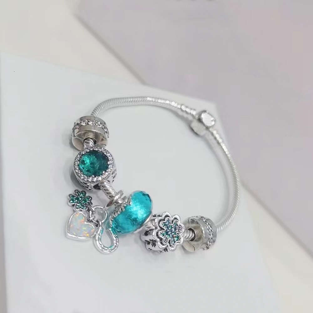 925 Sterling Silver leaf Sun and Moon Set Charm Fit charms beads Bracelet DIY Women Necklace Fine Jewelry Gift