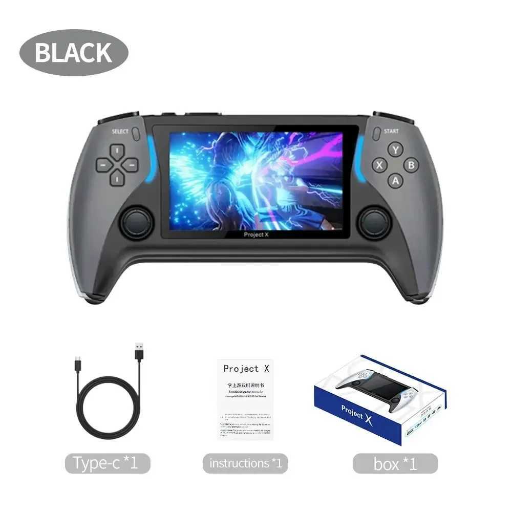 2023 New Project X Handheld Game Console Ps5 High-definition Arcade With Dual Player And Dual Controller port Christmas Gift Z241029
