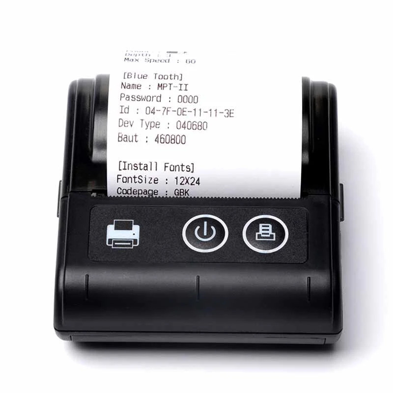 Mini portable printer Bluetooth thermal printer suitable for mobile phones IOS Android computers USB 58MM portable mini thermal printer Impresara 2410