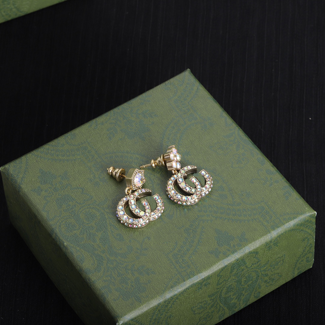 Designer earrings for woman jewelry woman Diamond colored floral crystal pendant earrings designer jewelry