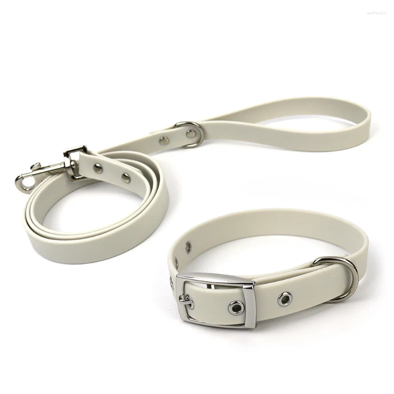 Dog Collars Soft PVC Pet Collar Set Waterproof Custom Durable Small Leash