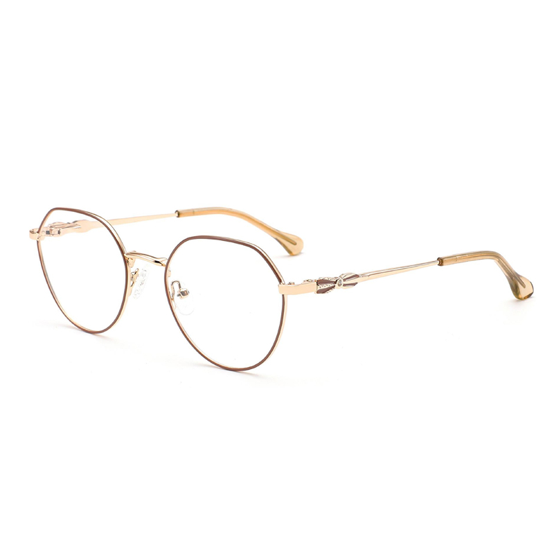Retro metal square men's small frame business casual eyeglasses frame trend of anti-blue light glasses myopia eyeglasses frame men