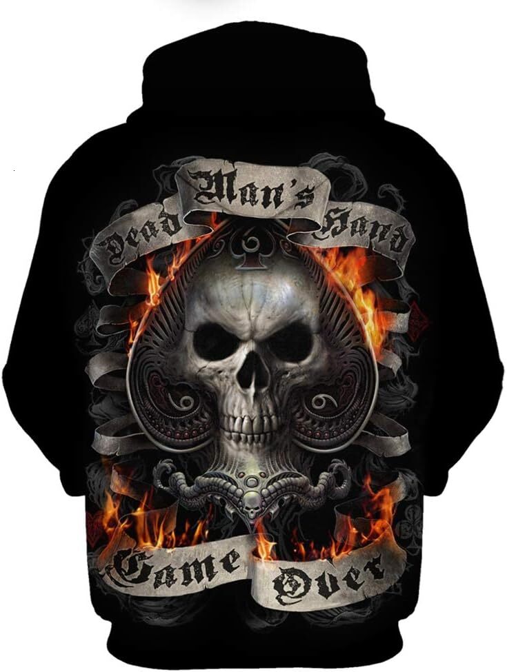 Hoodie for Mens Womens Soul Mens Skull Pattern 3D Print Fashion Dream linkage Design Hoodies Sweatshirt Graphic Hoodies sweatshirt Pullover Long Sleev