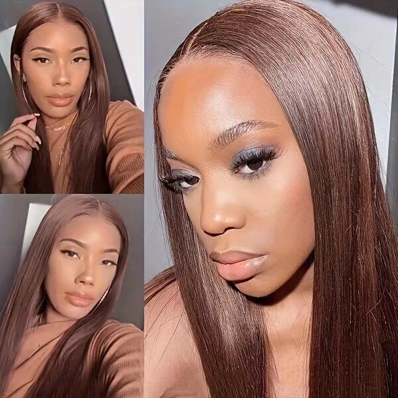 Deep Blonde Hair Body Wave Lace Frontal Wig Simulation Human Hair Wigs 13x4 HD Glueless Preplucked Wigs Transparent Lace Front Ready To Wear 250 Densi