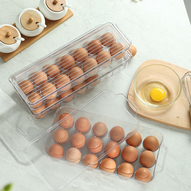 Refrigerator Egg Rack Tray Refrigerator Side Door Fresh Egg Storage Box Simple Refrigerator Egg Compartment Egg Carton