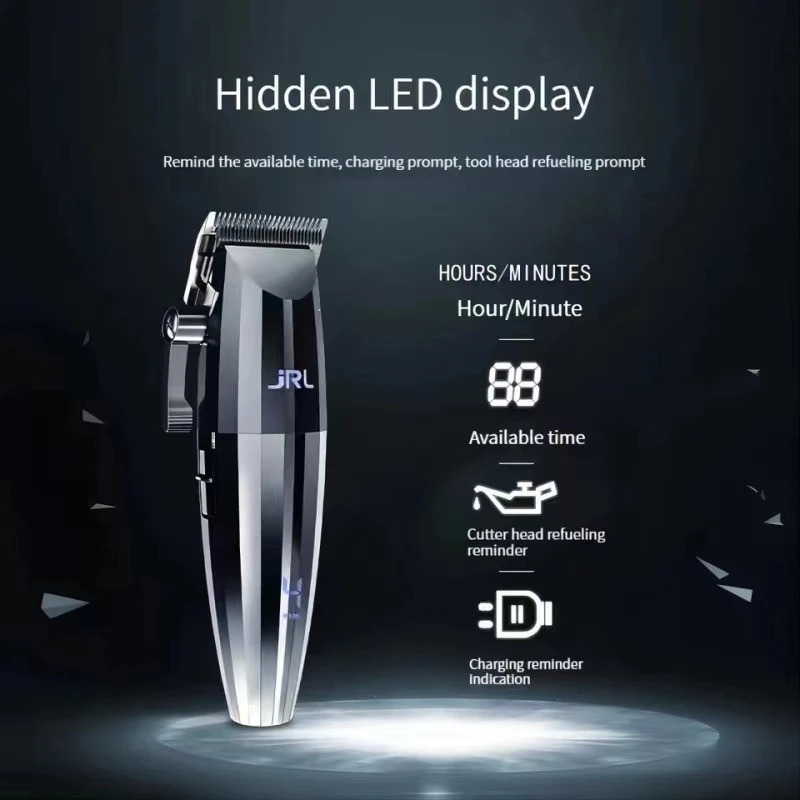 JRL C Tprofessional Barber Caring Silent Electric Clipper Barber Wireless Clipper Professional Electric Clipper 241028