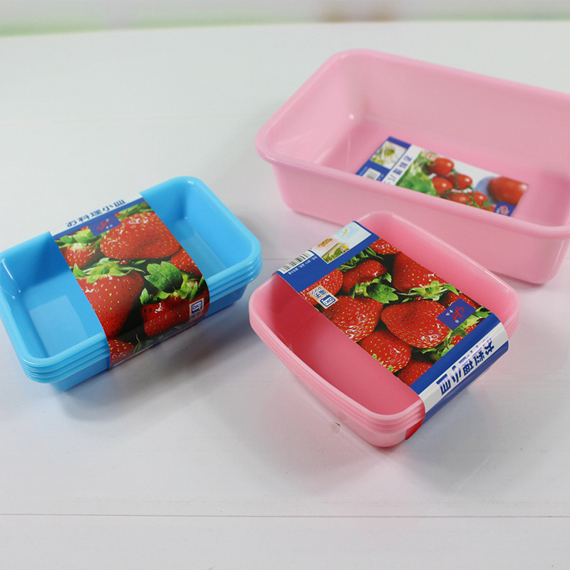 Custom home egg storage and cleaning carton rectangular transparent preservation box PET plastic multifunctional storage box