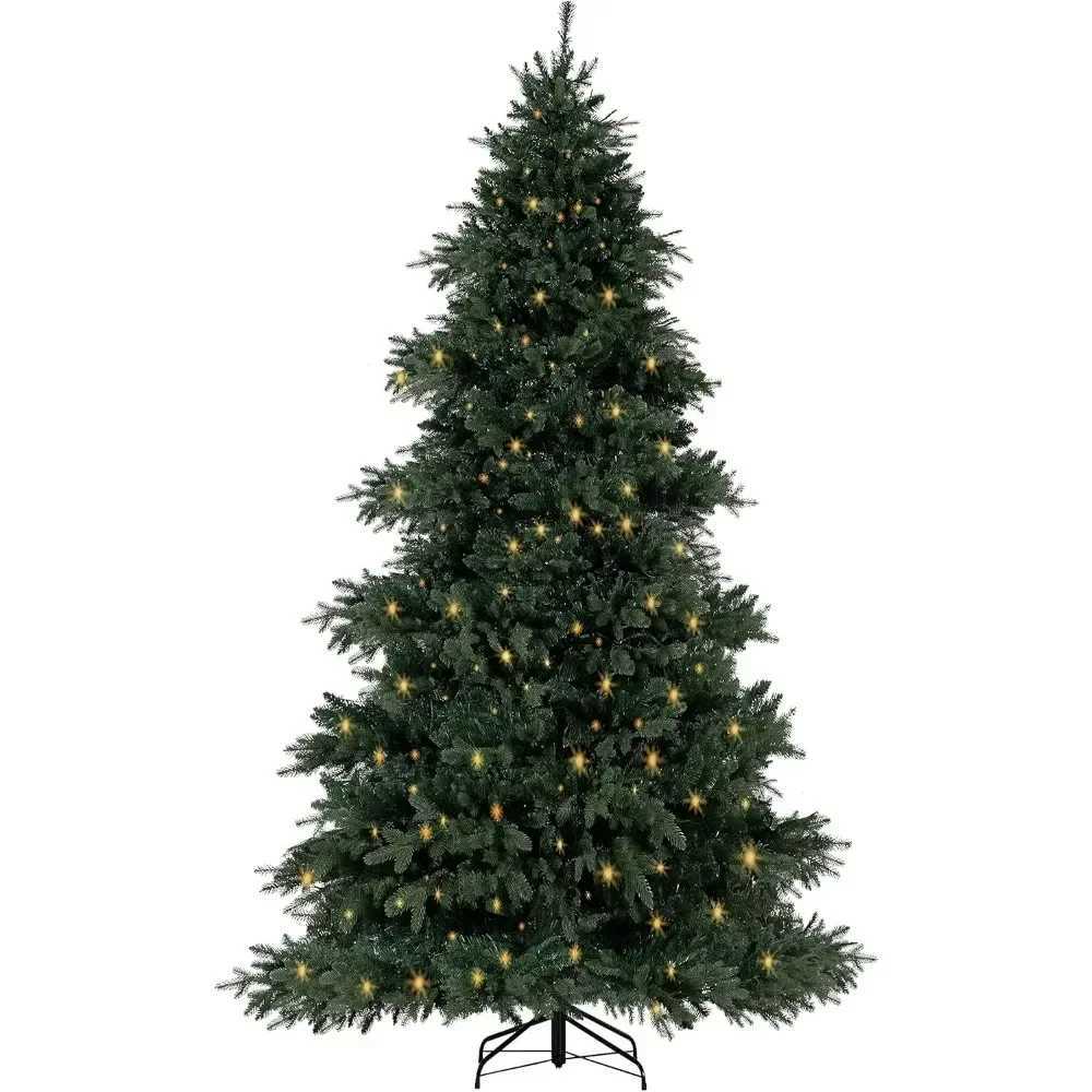 6.5-foot rural Christmas tree with lights a true classic Christmas tree with 2595 branch hints 600 warm lights and yuan W241029