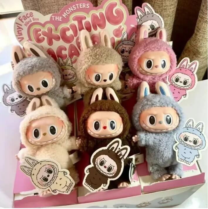 Labubu The Monsters Exciting arons Series Toys 2024 - Cute Anime Figures Doll Kids Gifts Bd Box GG1030 dh910320090