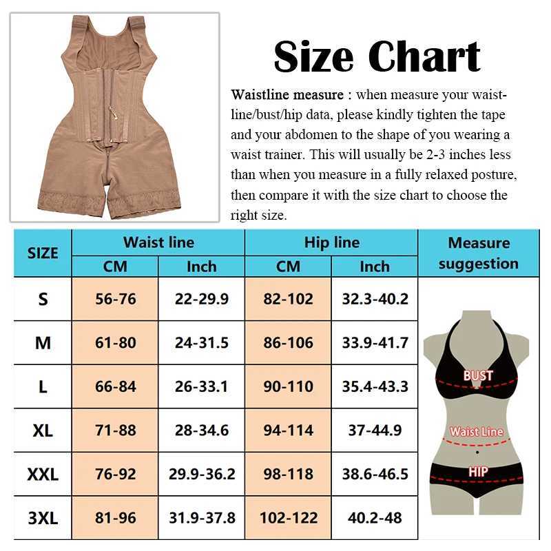 High Compression Girdle Shaper Colombian Fajas Shapewear Postpartum Belly flat Sheath Waist Belts Woman Extreme CorsetXJ241029