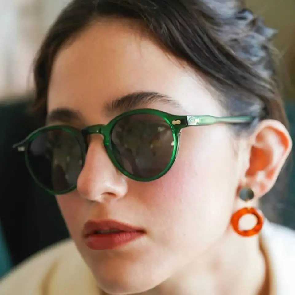 2024 Polarized Sunglasses Men Women Brand Designer Retro Round Sun Glasses Vintage Male Female Goggles UV400 Oculos Gafas De SolX241028