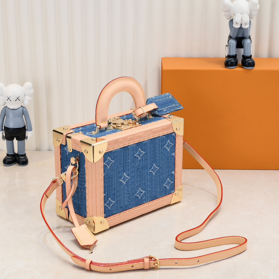 Cosmetic Cases Women Denim Luxurys Designers Bags Totes Handbag Wallets Messenger Purse Card Holder pouch Travel outdoors Messenger Bag M24161 22.5cm