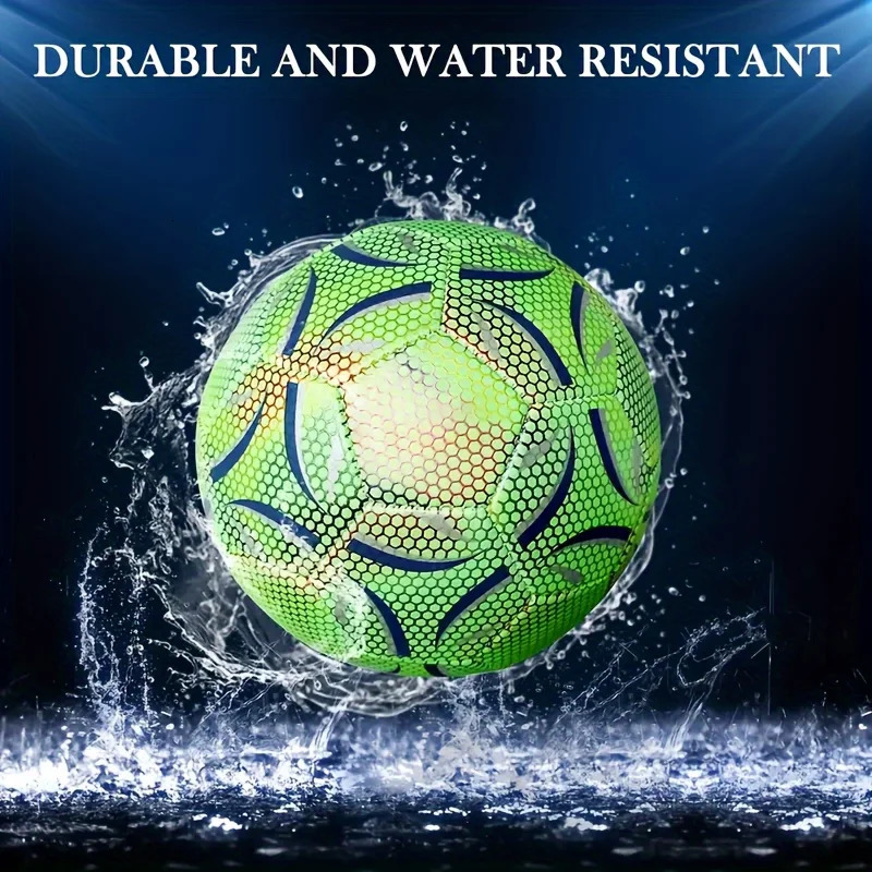 1 Pro size 5 football - durable machine sewn and glow in the dark n suitable for all day matches 241028