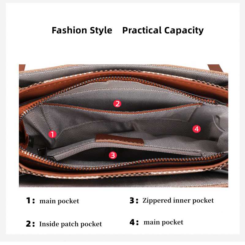 Plaid Crossbody Bags hot for Women: 2024 High-Capacity Designer Purses