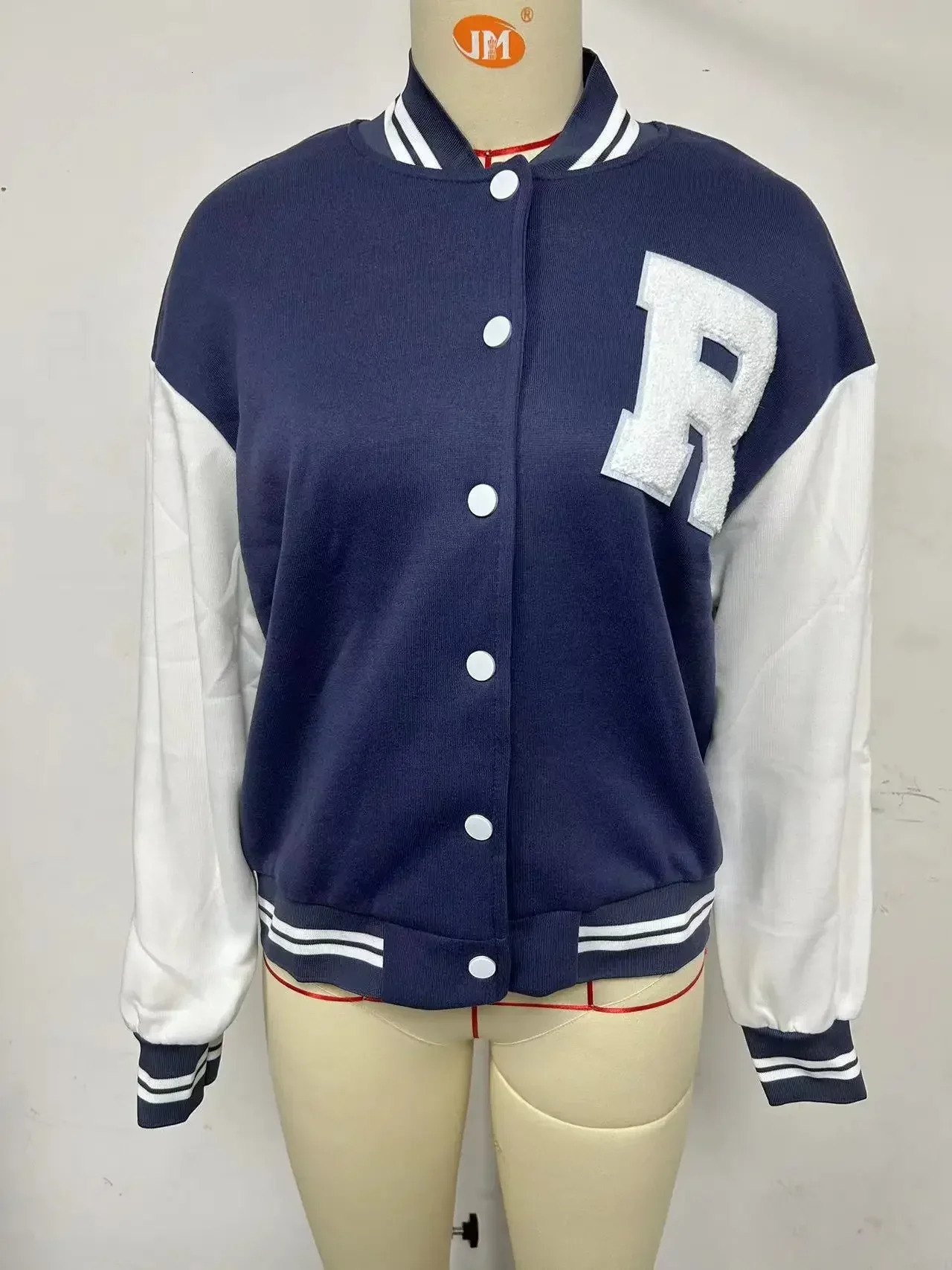 Spring Womens Coat Baseball Letter Full Match Coat Womens Winter Thickened Warm Casual Sportswear Womens 241029