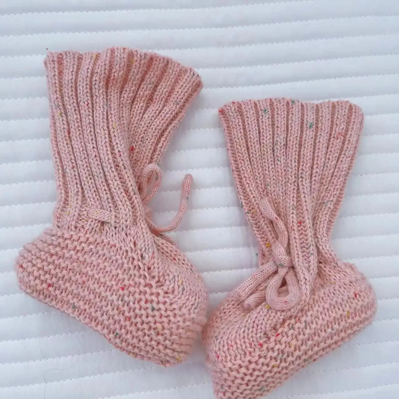 White Lovely Cotton Knit Baby Socks Unisex Toddler Baby wool shoes Socks born Indoor Shoes Floor Footwear shoes 241028