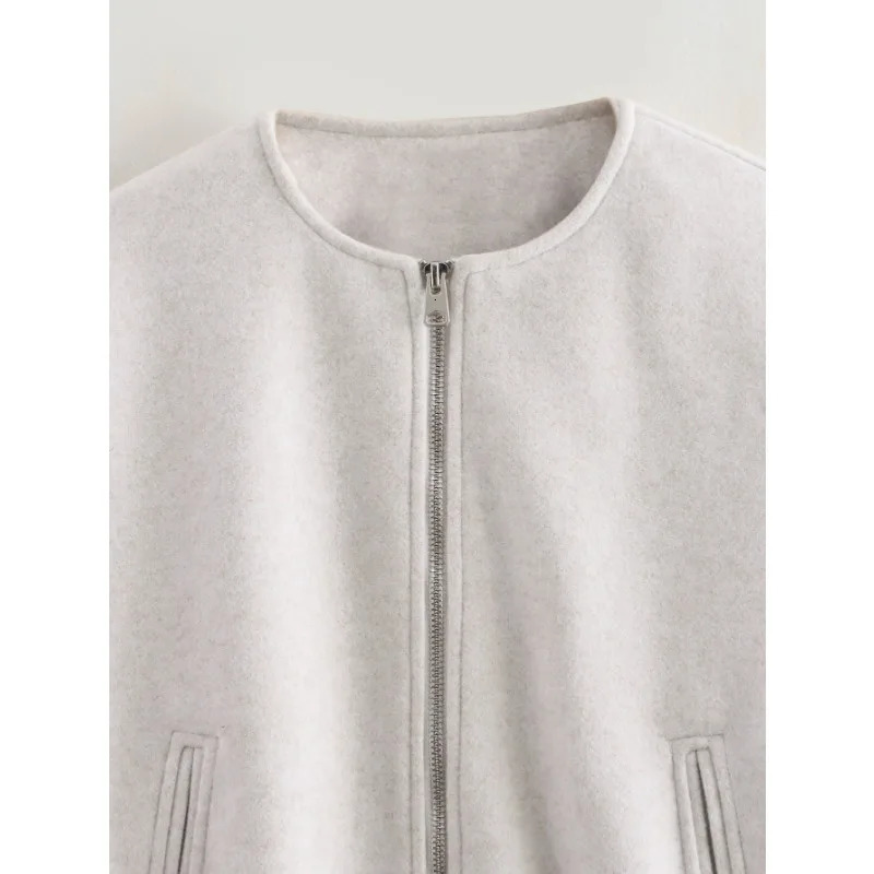 TRAF ZR Pilot Jacket Elegant Womens Jacket Baseball Uniform Jacket Summer Womens Fashion Jacket 241029