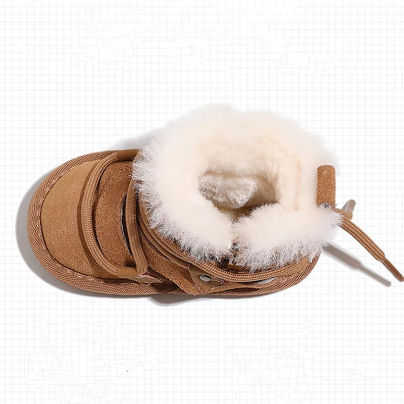 Winter Baby Snow Boots Warm Plush Infant Shoes Soft Sole Boys Boots Fashion Toddler Girls Boots 16-25 241028