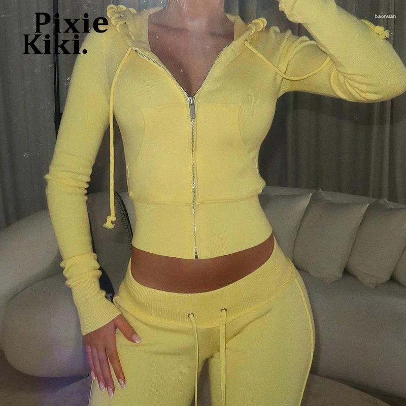 Women's Two Piece Pants PixieKiki Sweat Suit Set Womens Fall Winter Long Sleeve 2 Outfit Hoodies And Sweatpants Cozy Ladies Tracksuit
