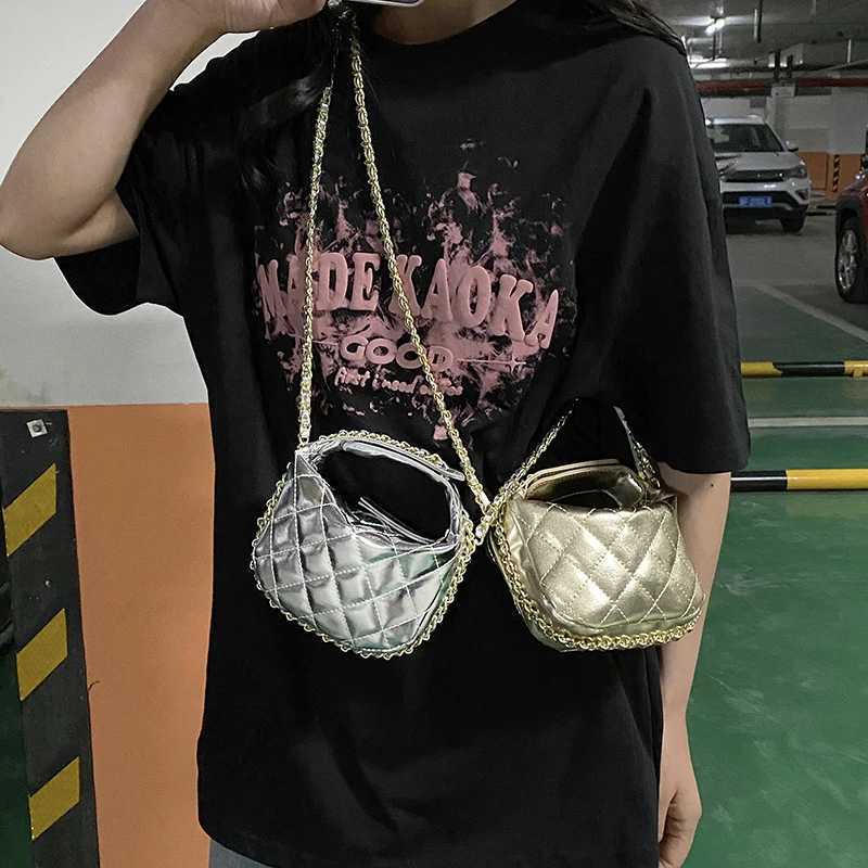 Designer Hobo Bag Fi Lattice Pattern Leather Crossbody Bag Luxury Gold Sier Women Handbag Lady Cross Body Phe PurseXJ241029
