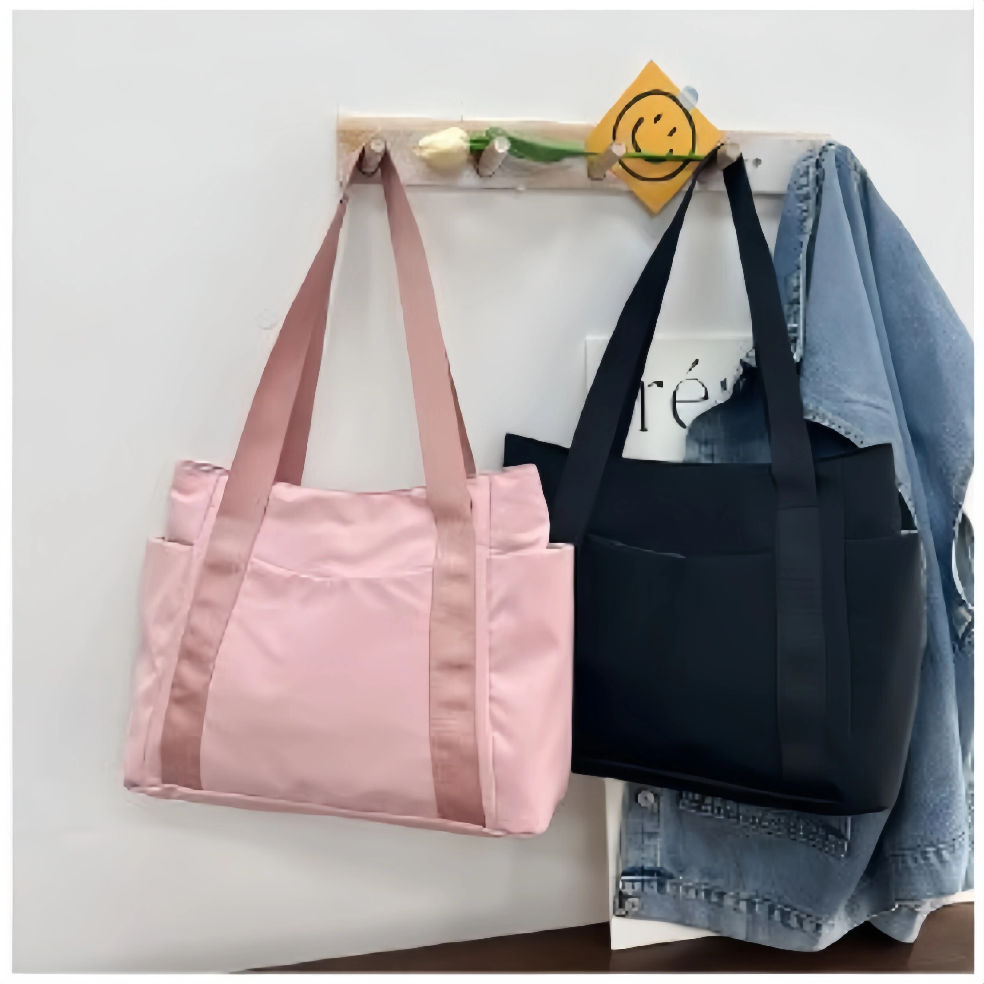 Large Capacity Casual Tote Stylish Lightweight Mommy Bag, Single Shoulder Commuter Bag