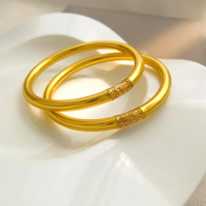 Bilandi Fashion Jewelry Soft Bracelet Selling High Quality Plastic Tube Inner Sparkling Gold Bracelet Womens Gift Bracelet 241028