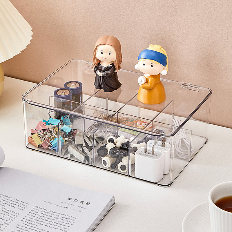 Coffee and tea bag storage box Transparent visual baffle can be removed for easy access to the classification of the storage box spot wholesale