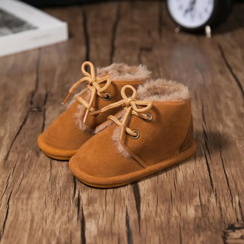 Baby Shoes Winter Fleece Cute Warm Shoes Boy Girl born Shoes Anti Slip Toddler Unicorn Sneakers Crib Shoes 241028