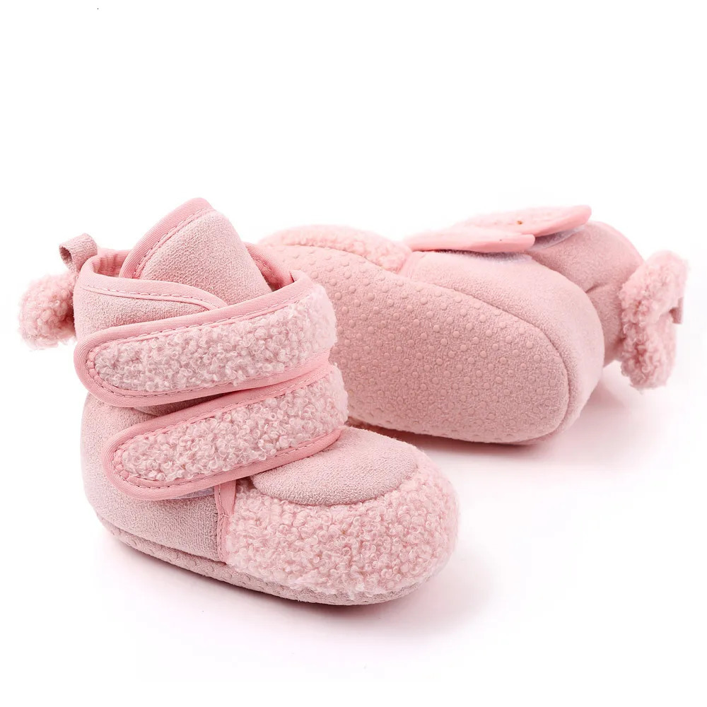 born Booties Baby Socks Shoes Boys Girls Winter Warm Cute Toddler Prewalkers Soft Anti-slip Infant Cotton Crib Crawl Shoes 241028