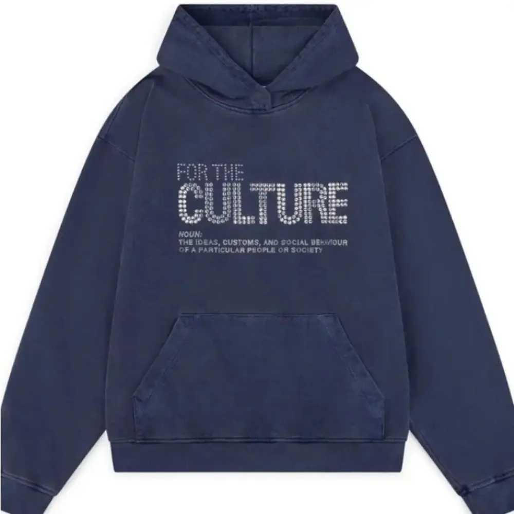 Men's Hoodies Sweatshirts Y2K Harajuku Culture Crystal Hoodie 2024 New American Mens and Womens Casual Loose Sportswear Womens Gothic Winter Clot