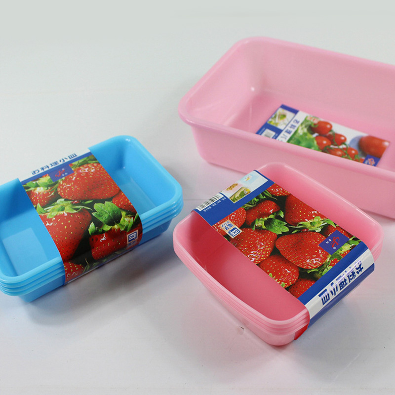 Custom home egg storage and cleaning carton rectangular transparent preservation box PET plastic multifunctional storage box