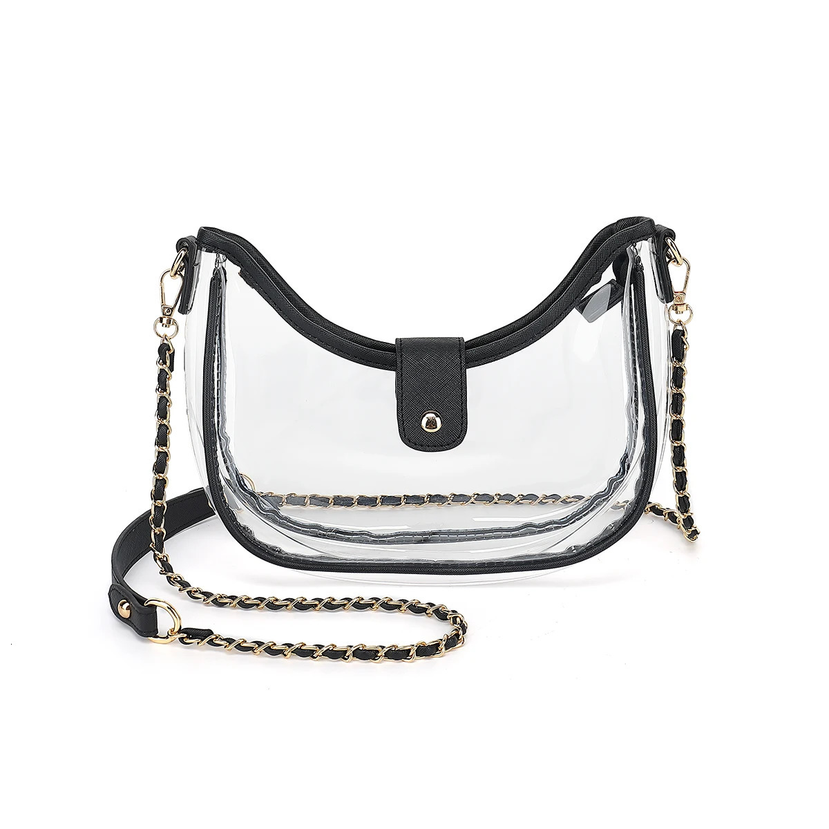 Satchel Women ApprovedSmall Clear Crossbody with ZipperClear Stadium Bag for Concerts Sports 241024 6b6a