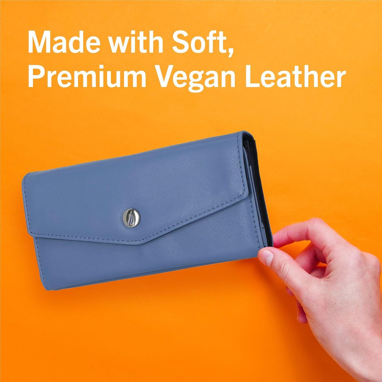 Money Manager RFID ultra-thin small wallets - credit card with coin purse and zipper wallet, women's handbag